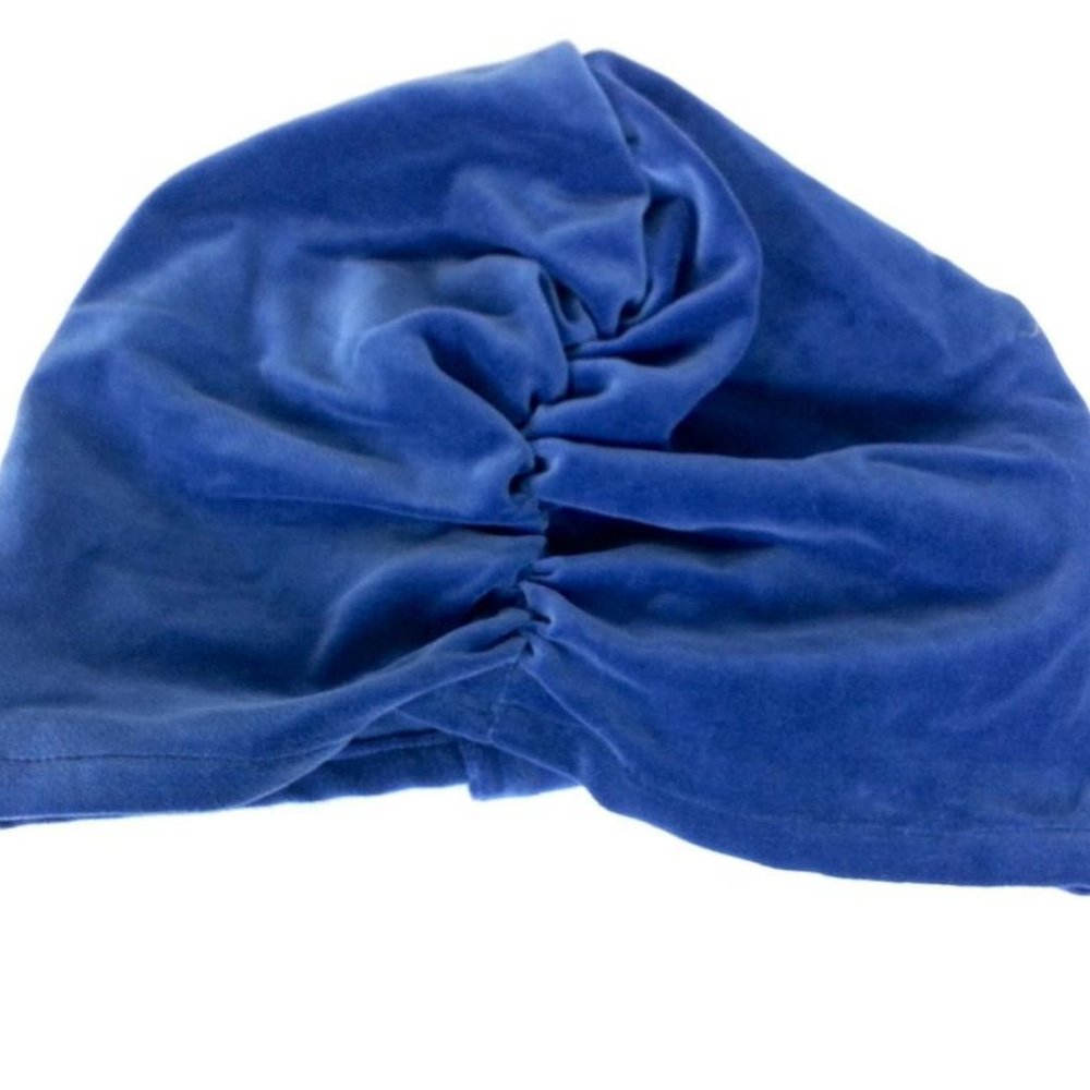 Velvet Turban Skull Cap Flapper 1920's Inspired